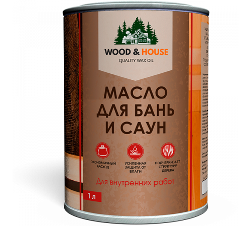 Приобрести МАСЛО ДЛЯ БАНЬ И САУН WOOD & HOUSE в Костроме, Костромская область