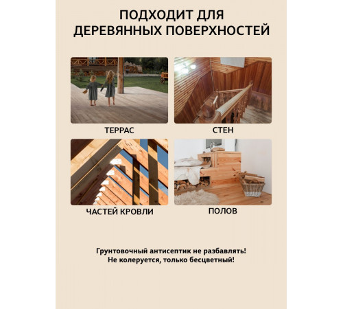 Заказать ГРУНТОВОЧНЫЙ АНТИСЕПТИК WOOD & HOUSE в Костроме, Костромская область